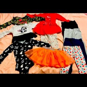 Bundle of baby girls 6-9 month clothes